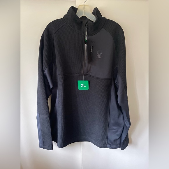 Spyder Men’s Bandit Half Zip Fleece Pullover Jacket XL - Picture 12 of 15